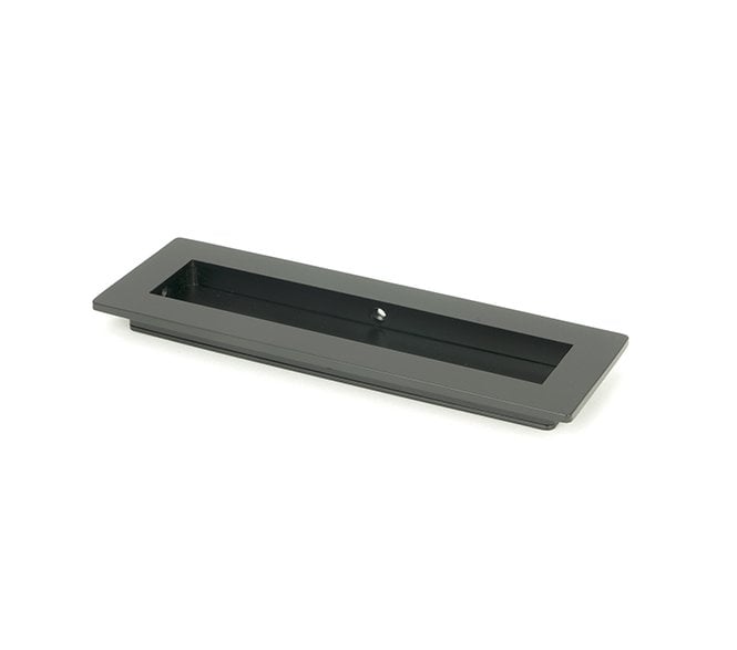 From The Anvil Matt Black 175mm Plain Rectangular Pull