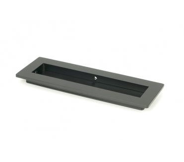 From The Anvil Matt Black 175mm Plain Rectangular Pull