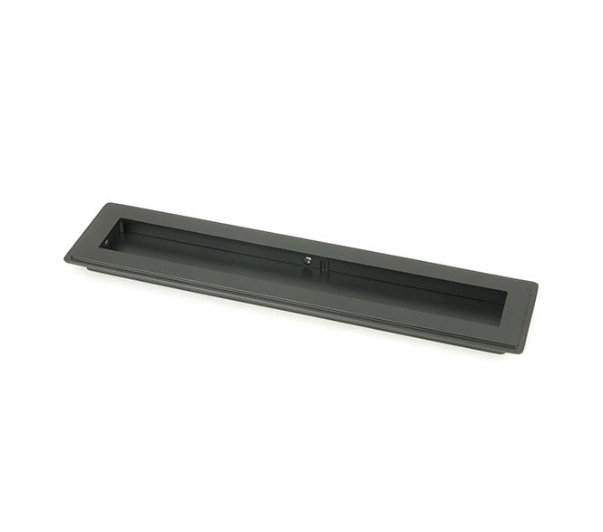 From The Anvil Matt Black 250mm Art Deco Rectangular Pull