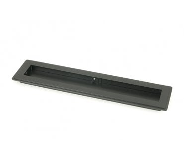 From The Anvil Matt Black 250mm Art Deco Rectangular Pull