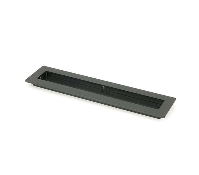 From The Anvil Matt Black 250mm Plain Rectangular Pull