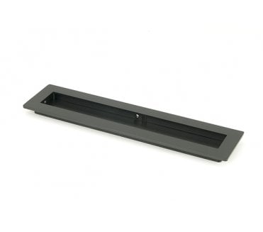 From The Anvil Matt Black 250mm Plain Rectangular Pull