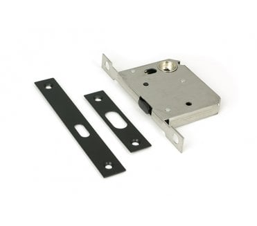 From The Anvil Matt Black 50mm Sliding Door Lock