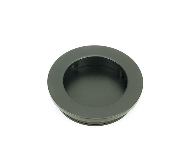From The Anvil Matt Black 60mm Plain Round Pull
