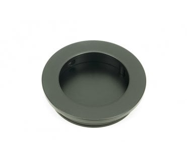 From The Anvil Matt Black 60mm Plain Round Pull