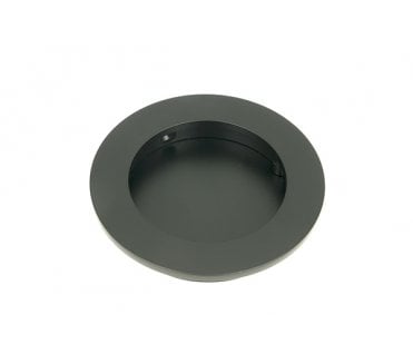 From The Anvil Matt Black 75mm Plain Round Pull