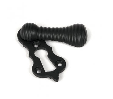 From The Anvil Matt Black Beehive Escutcheon
