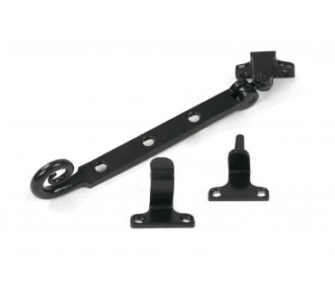 From The Anvil Monkeytail Casement Window Stay (Steel Window) - Black