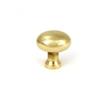 From The Anvil Moore Oval Cabinet Knobs - Aged Brass