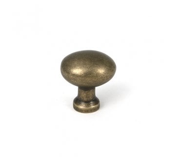 From The Anvil Moore Oval Cabinet Knobs - Burnished Brass