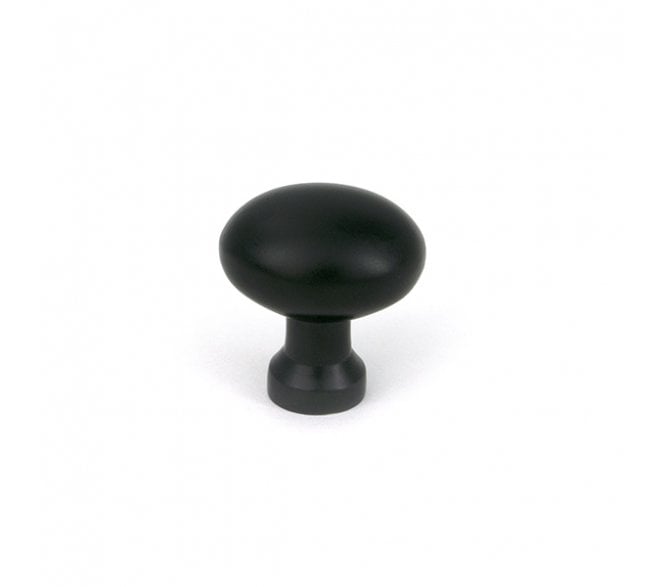 From The Anvil Moore Oval Cabinet Knobs - Matt Black