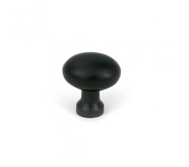 From The Anvil Moore Oval Cabinet Knobs - Matt Black