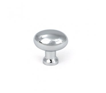 From The Anvil Moore Oval Cabinet Knobs - Polished Chrome