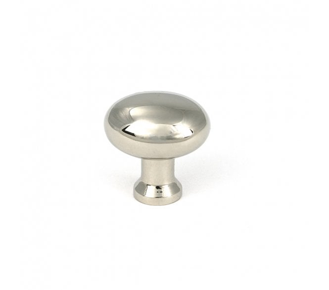 From The Anvil Moore Oval Cabinet Knobs - Polished Nickel