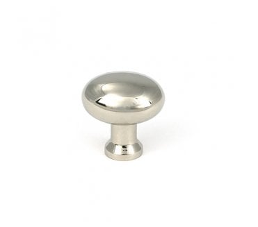 From The Anvil Moore Oval Cabinet Knobs - Polished Nickel