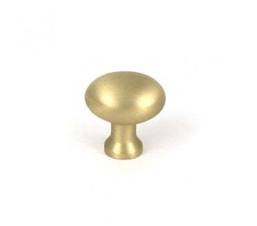 From The Anvil Moore Oval Cabinet Knobs - Satin Brass