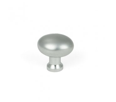 From The Anvil Moore Oval Cabinet Knobs - Satin Chrome