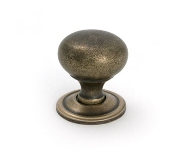 From The Anvil Mushroom Cabinet Knobs - Burnished Brass