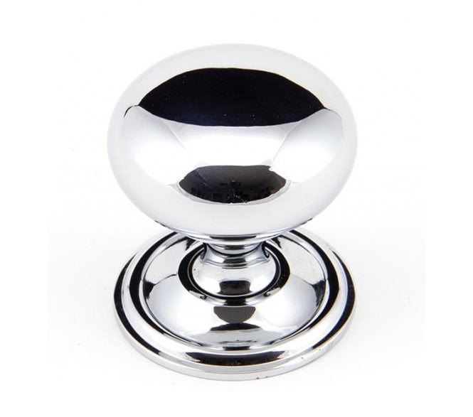 From The Anvil Mushroom Cabinet Knobs - Polished Chrome