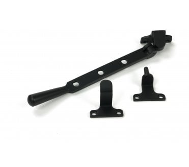 From The Anvil Newbury Casement Window Stay (Steel Window) - Black