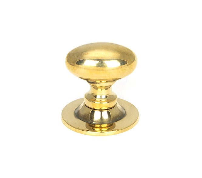 From The Anvil Oval Cabinet Knobs - Aged Brass