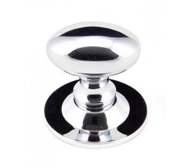 From The Anvil Oval Cabinet Knobs - Polished Chrome