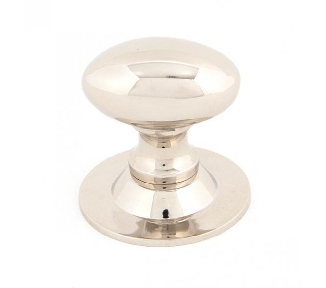 From The Anvil Oval Cabinet Knobs- Polished Nickel