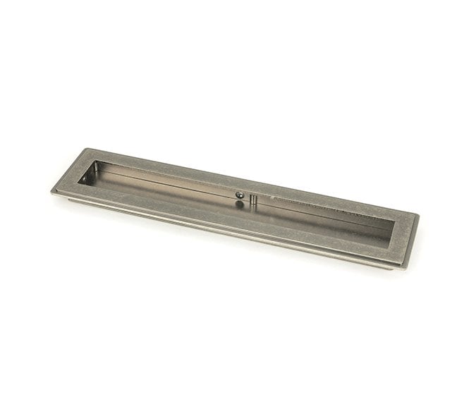From The Anvil Pewter 250mm Art Deco Rectangular Pull