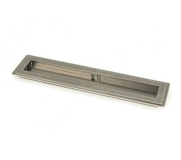 From The Anvil Pewter 250mm Art Deco Rectangular Pull