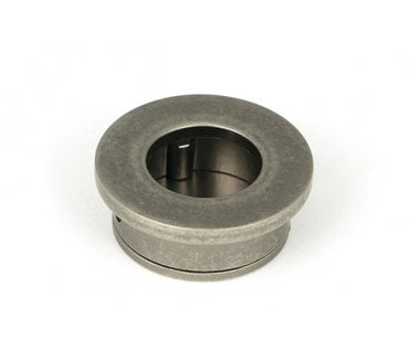 From The Anvil Pewter 34mm Round Finger Edge Pull