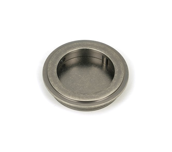 From The Anvil Pewter 60mm Art Deco Round Pull