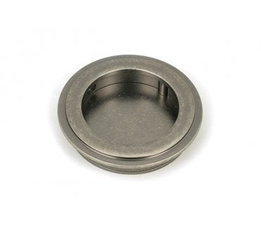 From The Anvil Pewter 60mm Art Deco Round Pull