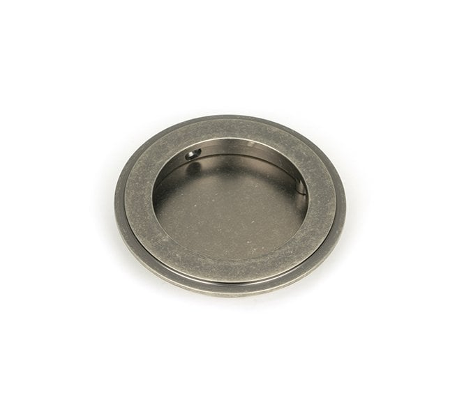 From The Anvil Pewter 75mm Art Deco Round Pull