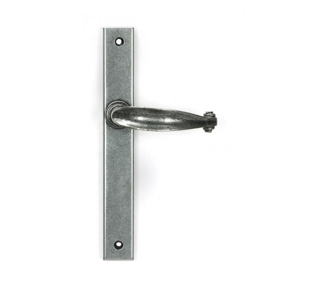 From The Anvil Pewter Cottage Slimline Lever Espag. Latch Set