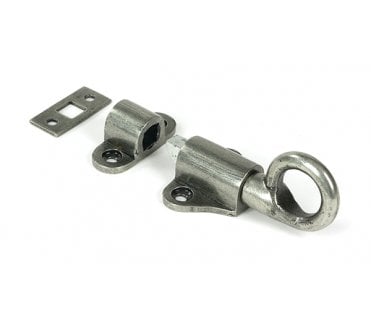 From The Anvil Pewter Fanlight Catch with two Keeps
