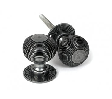 From The Anvil Pewter Heavy Beehive Mortice/Rim Knob Set