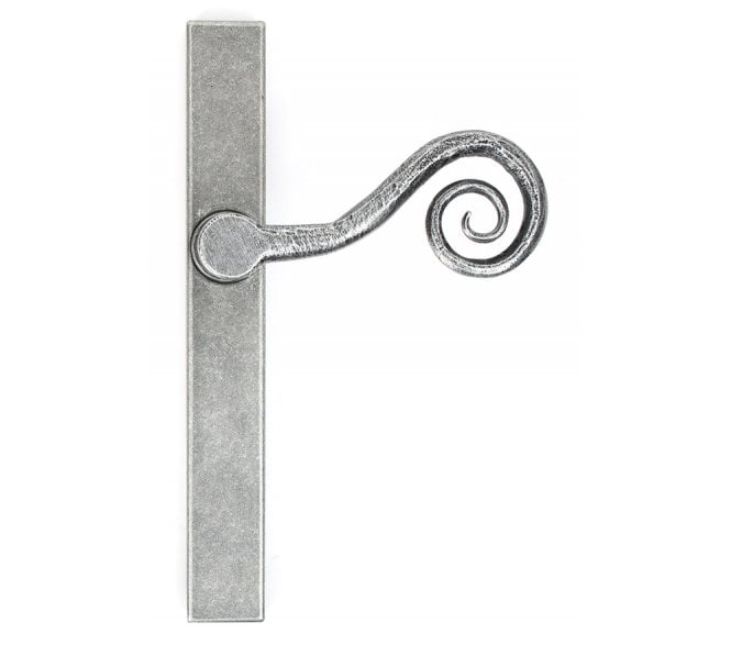 From The Anvil Pewter Monkeytail Slimline Lever Espag. Latch - RH