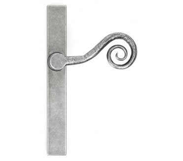 From The Anvil Pewter Monkeytail Slimline Lever Espag. Latch - RH