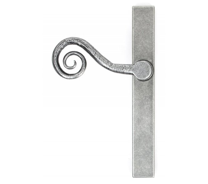 From The Anvil Pewter Monkeytail Slimline Lever Espag. Latch Set - LH