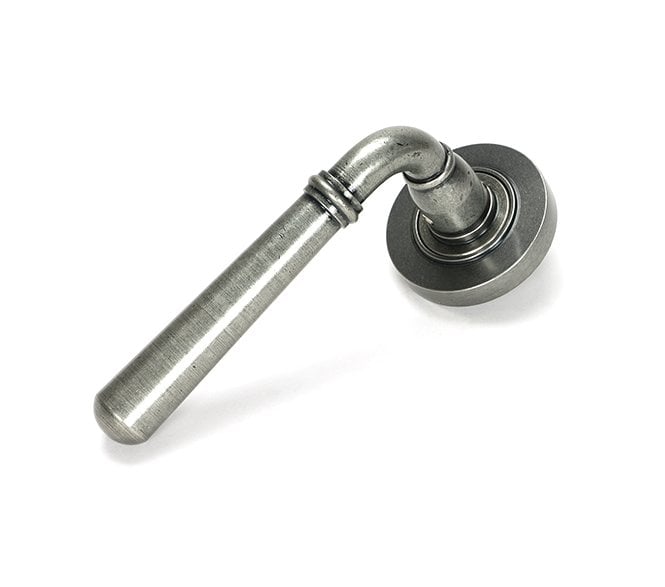 From The Anvil Pewter Newbury Lever on Rose Set (Plain) - Unsprung