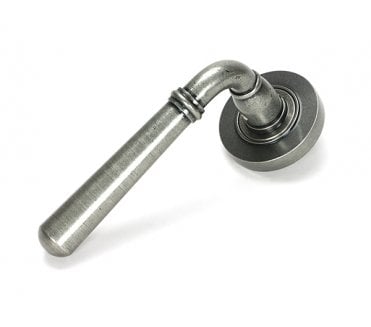 From The Anvil Pewter Newbury Lever on Rose Set (Plain) - Unsprung