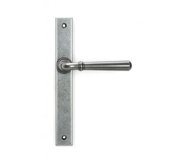 From The Anvil Pewter Newbury Slimline Lever Espag. Latch Set