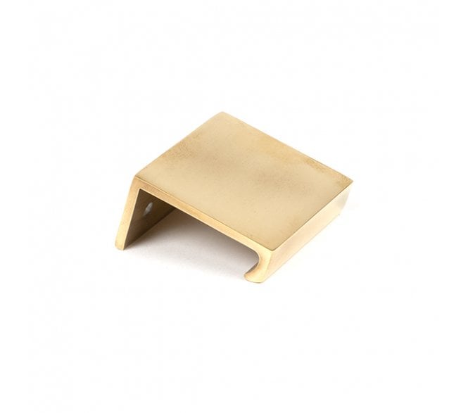 From The Anvil Plain Edge Pull - Aged Brass