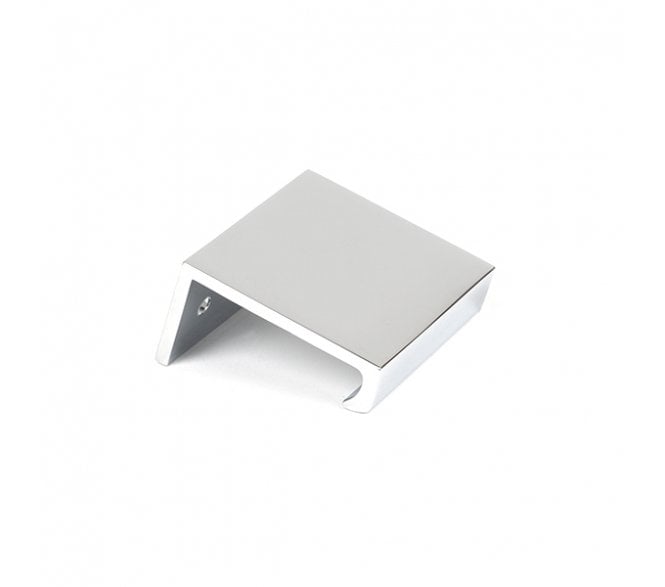 From The Anvil Plain Edge Pull - Polished Chrome