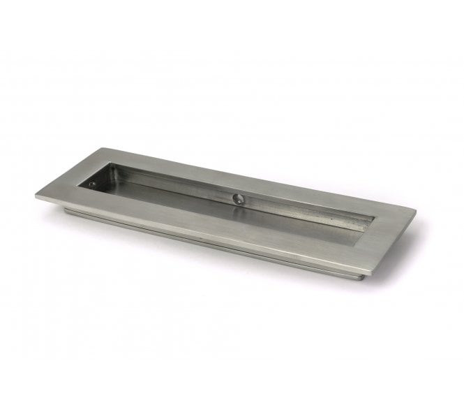 From The Anvil Plain Rectangular Flush Pull (Grade 316) - Satin Stainless Steel