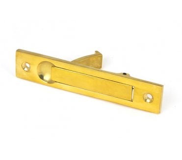 From The Anvil Polished Brass 125mm x 25mm Edge Pull