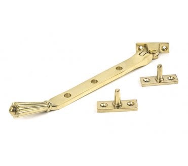 From The Anvil Polished Brass 8 Hinton Stay