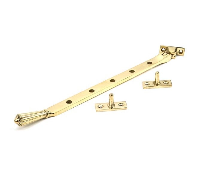 From The Anvil Polished Brass 12 Hinton Stay