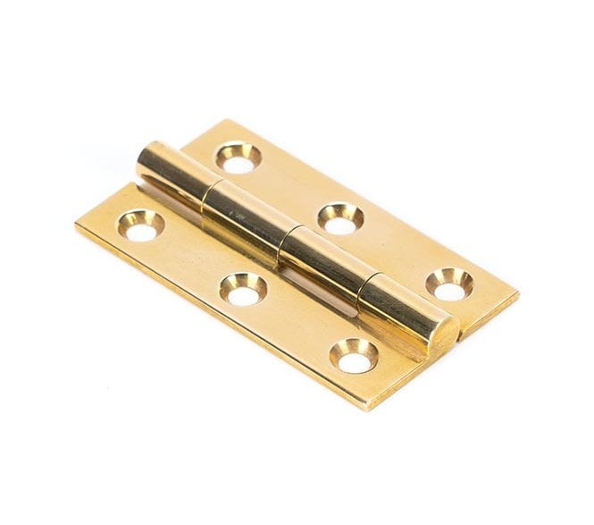 From The Anvil Polished Brass 50mm Butt Hinge (Pair)