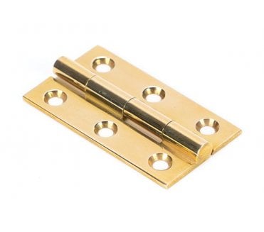 From The Anvil Polished Brass 50mm Butt Hinge (Pair)